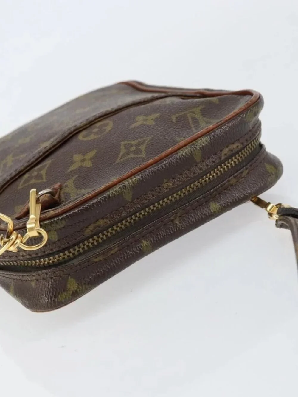 LOUIS VUITTON Monogram Danube Shoulder Bag Vintage M45266 LV Auth 160227